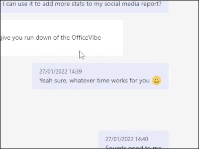 teams messages - how to save them