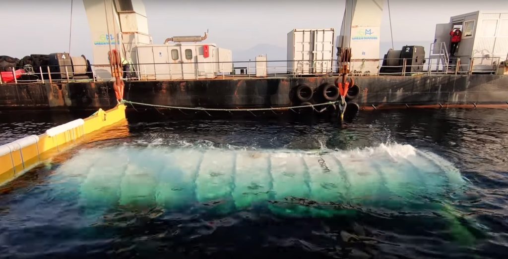 Cloud data centre under water.